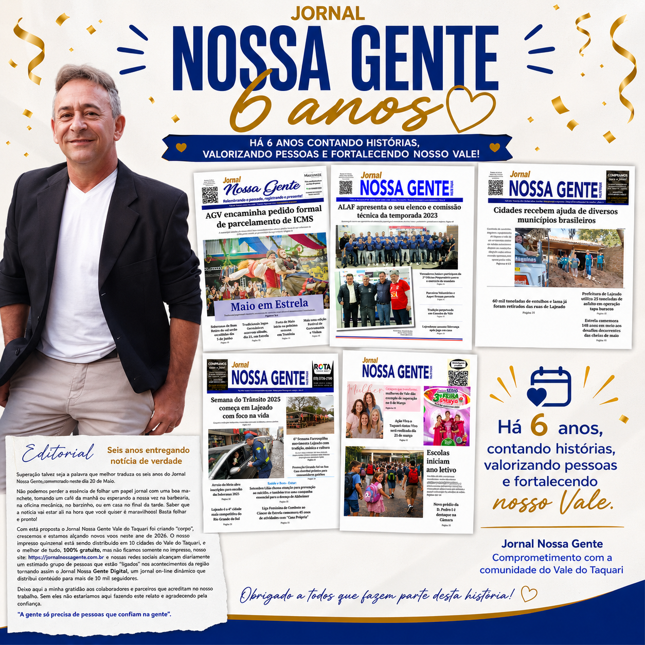 Jornal Nossa Gente – Seis anos entregando notícia de verdade