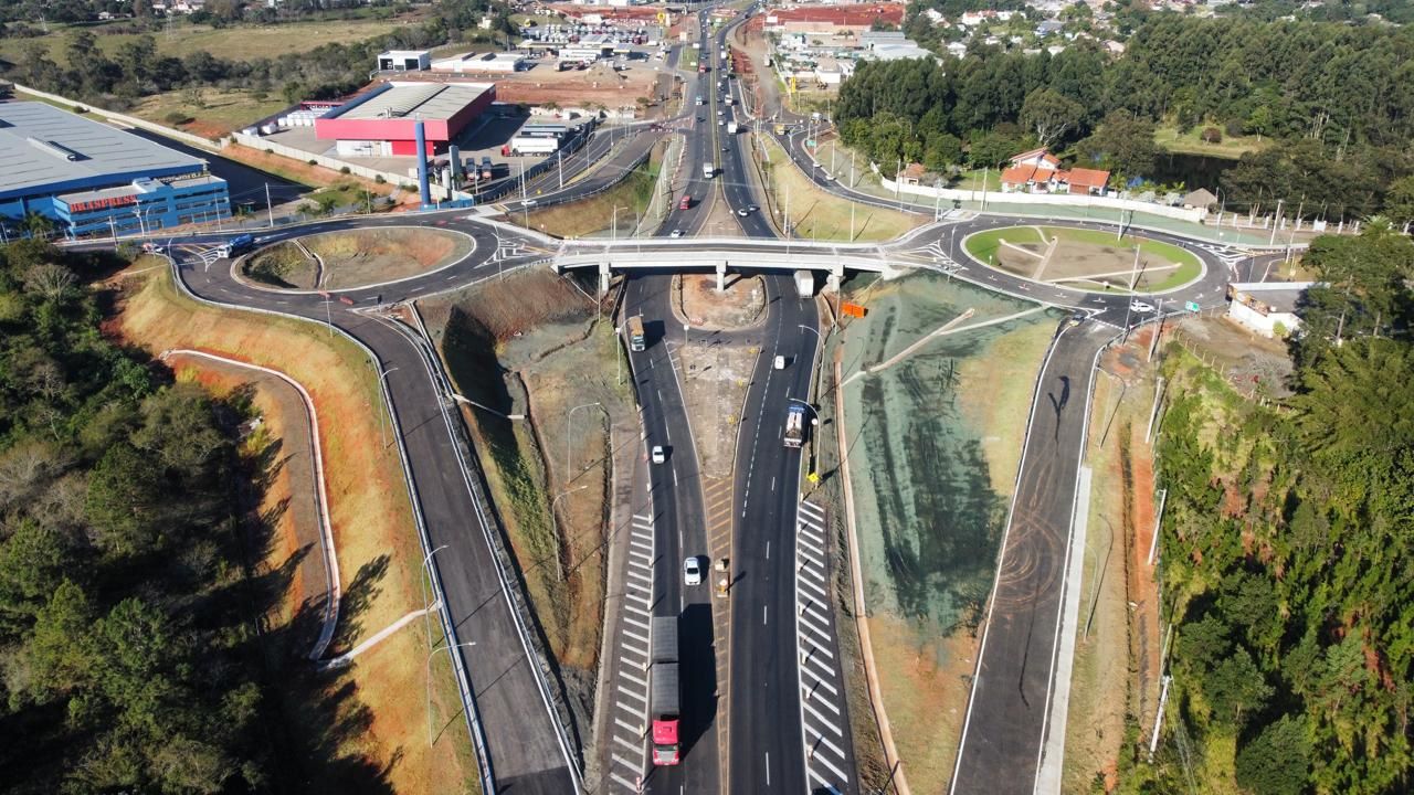 ViaSul libera novo viaduto na BR-386 em Nova Santa Rita nesta segunda-feira
