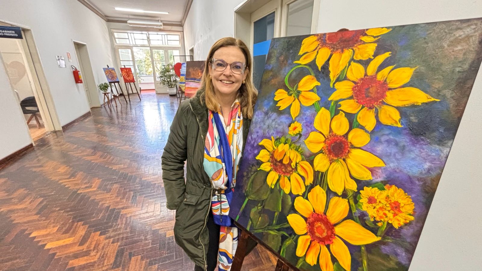 Estrela abre espaço para exposições de artistas locais