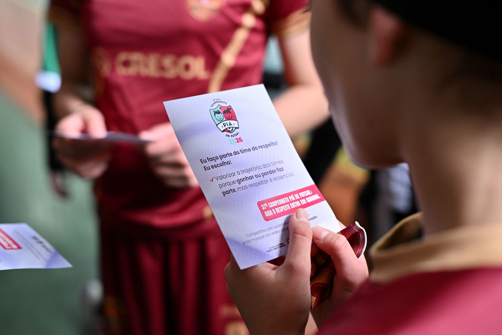 Prefeitura de Lajeado promove campanha pelo respeito no Campeonato Piá de Futsal