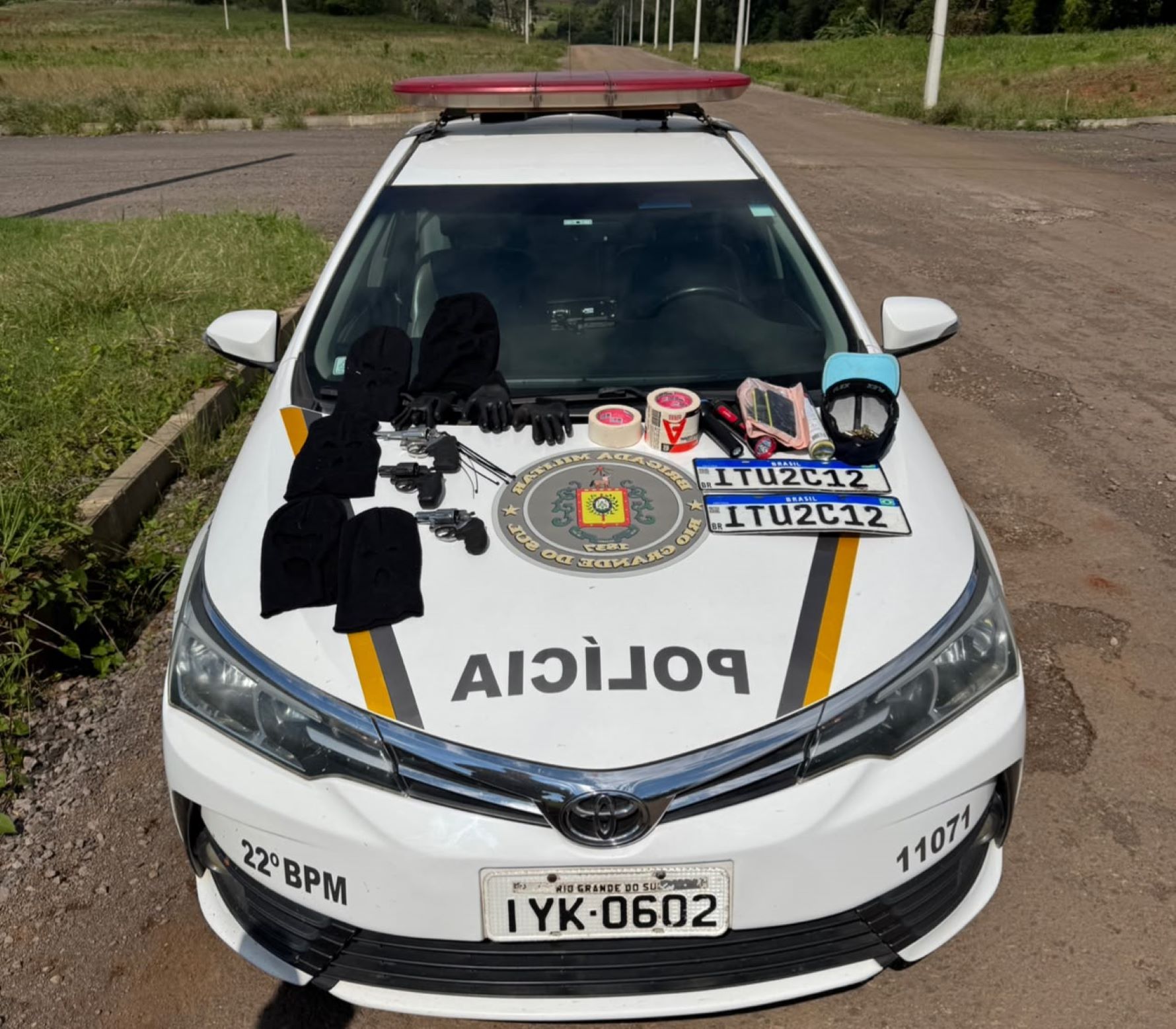 Dois suspeitos são detidos após roubo a residência em Lajeado
